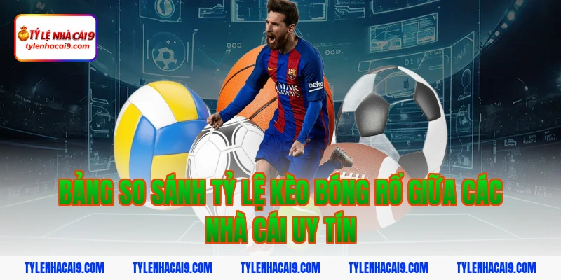 Tỷ Lệ Kèo Bóng Rổ 4 Bảng so sánh tỷ lệ kèo bóng rổ giữa các nhà cái uy tín