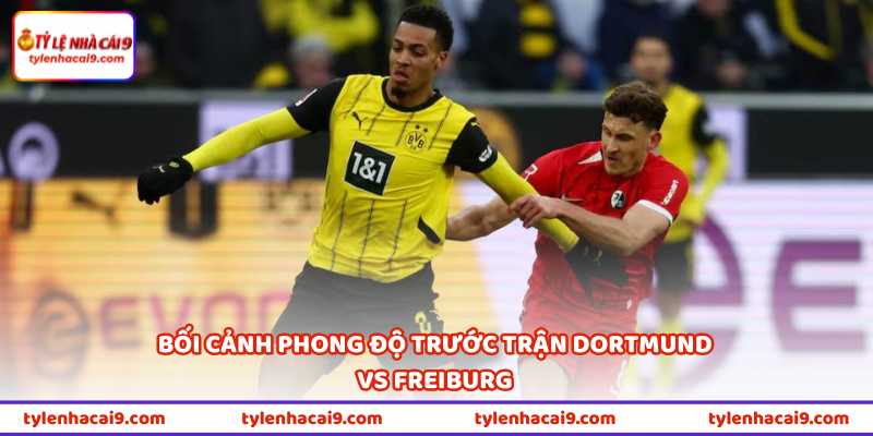 Bối cảnh phong độ trước trận Dortmund vs Freiburg